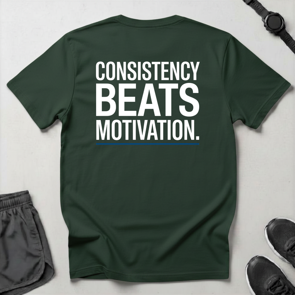 Consistency Beats Motivation T-Shirt
